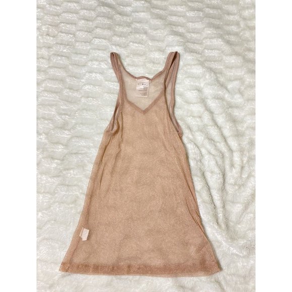 L.A. Express Womens Sheer Tank Top S Pink - Picture 9 of 10